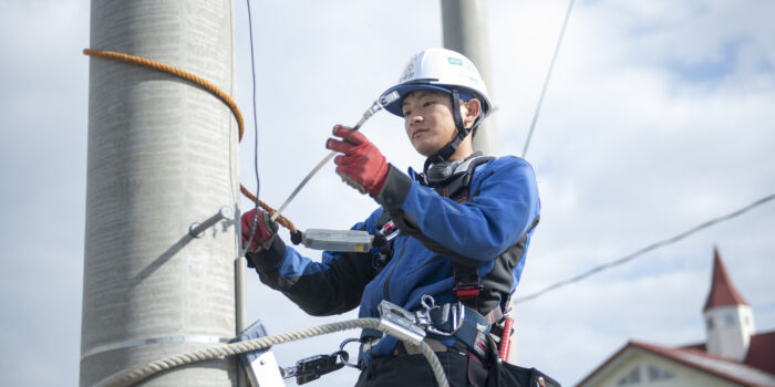 電気工事作業員（主に配電部門）