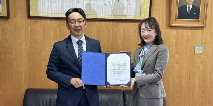 ユースエール認定証を交付していただきました！