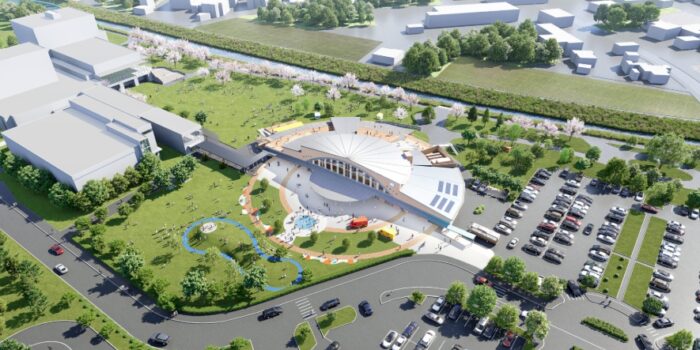 「新川こども施設」起工式に参加しました