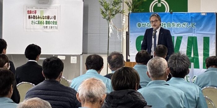 安全祈願祭・入社式を執り行いました！！